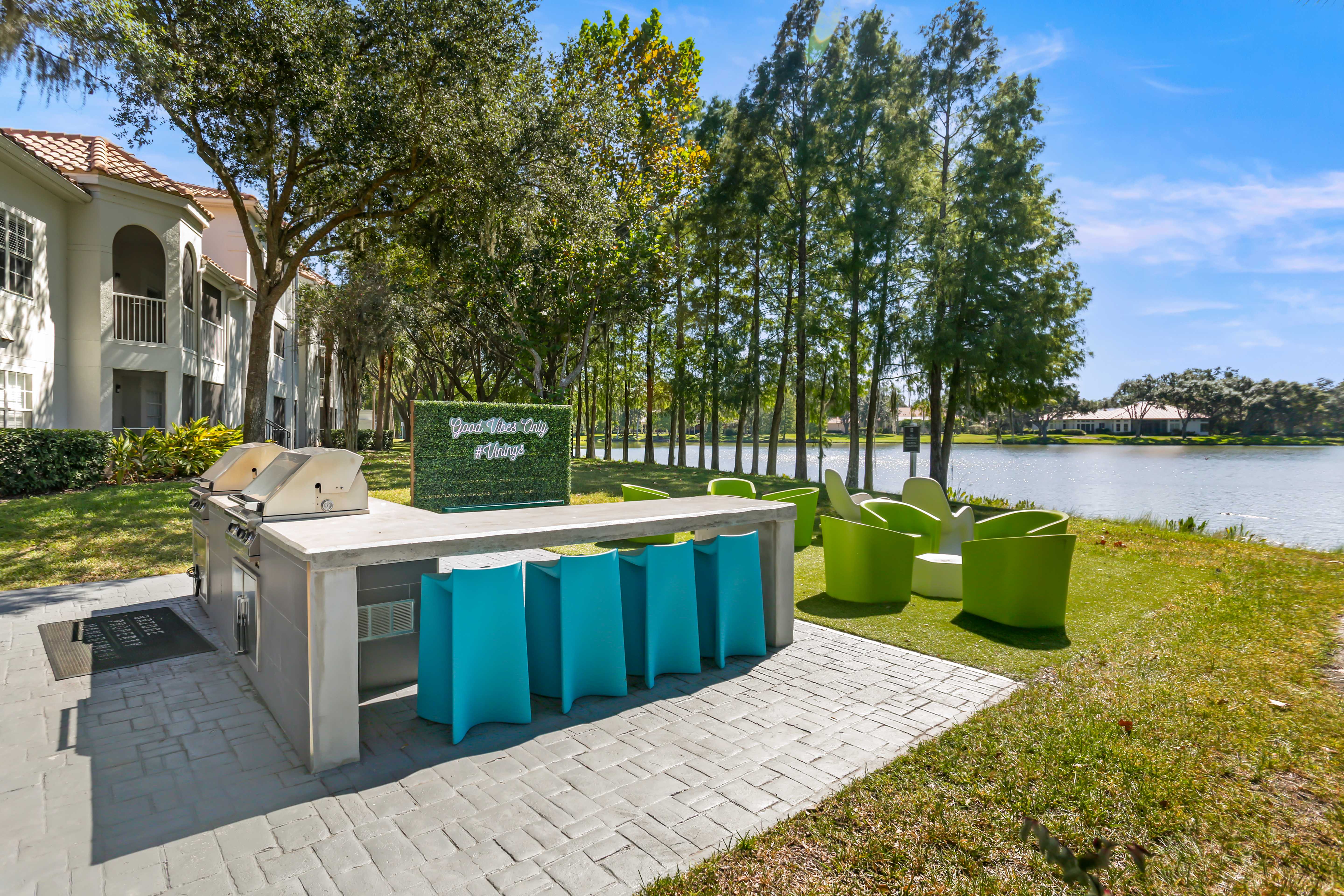 Grill area at Vinings at Hunter's Green (2 of 2)