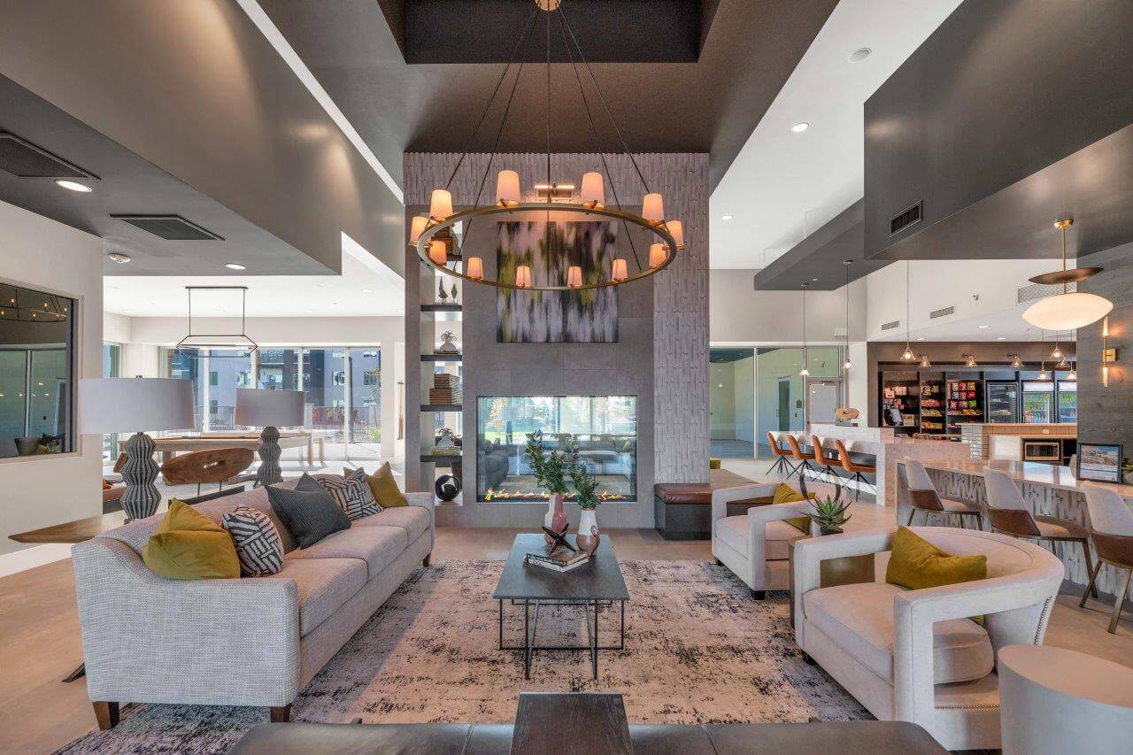 Lobby at Glen 91 (1 of 2)