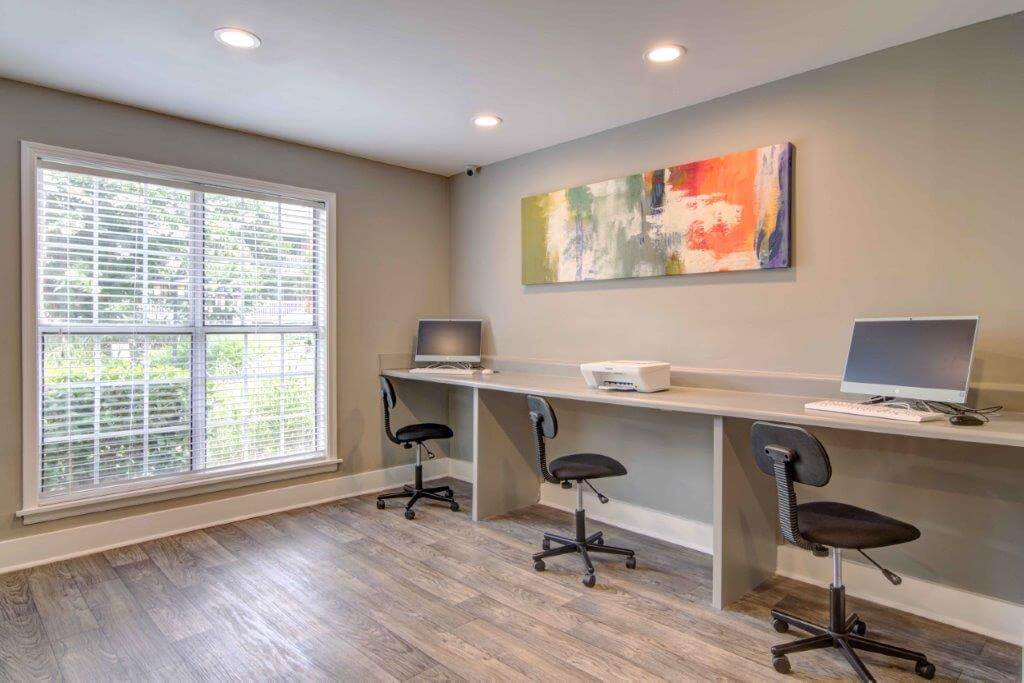Work space at Park at Tara Lake