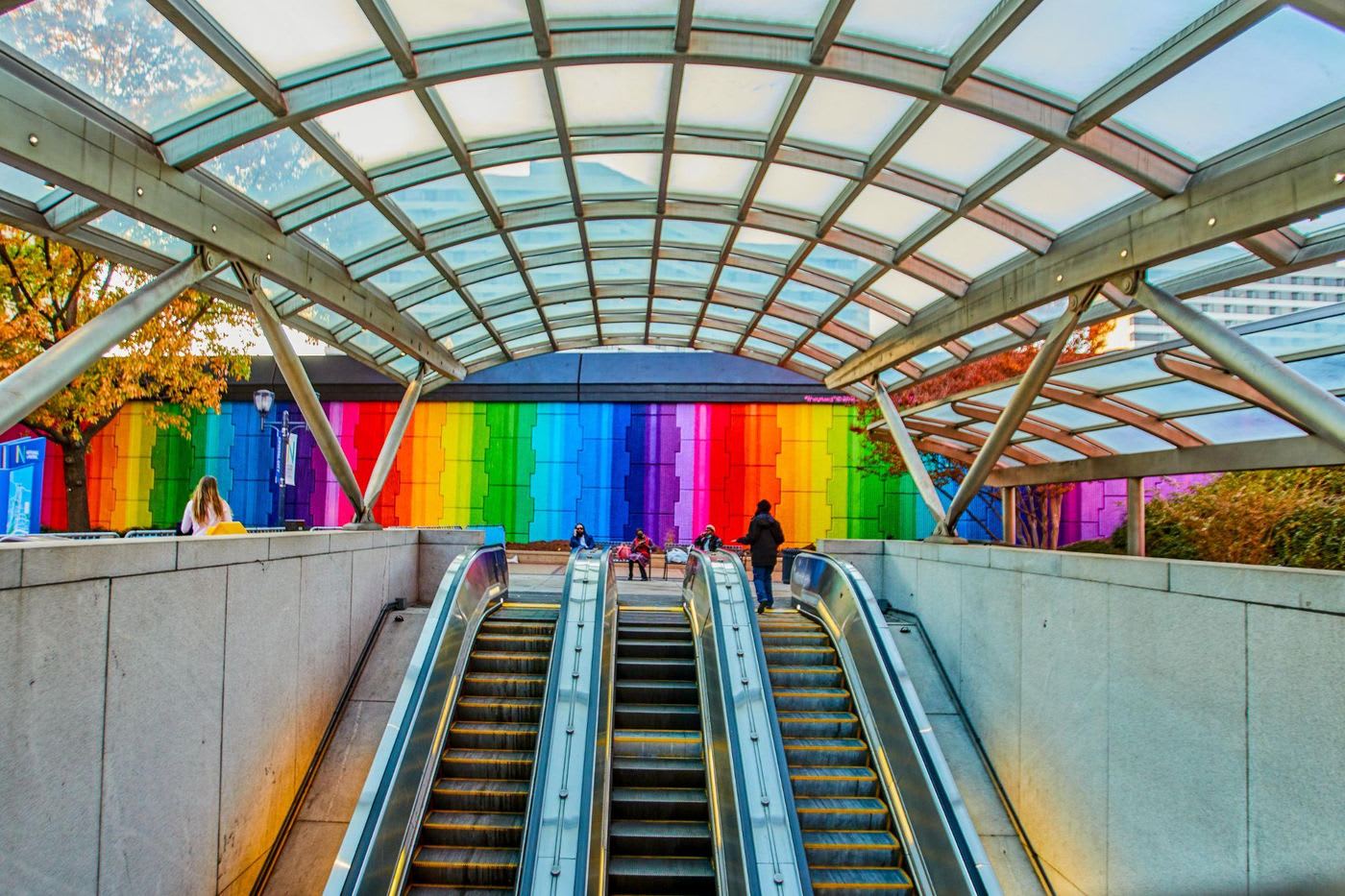 Crystal City Metro station near The Bartlett in Arlington, VA