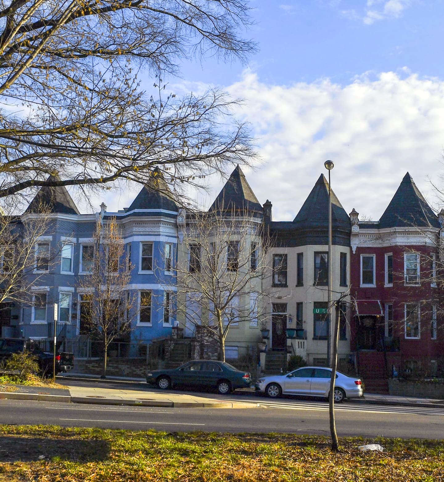 Rowhouse blocks near Judd and Weiler in Eckington, Washington, DC