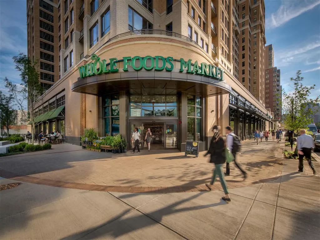 Whole Foods Market storefront in National Landing