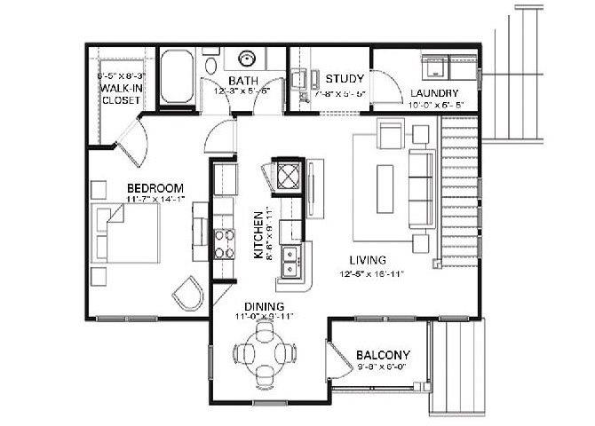 A1 floor plan