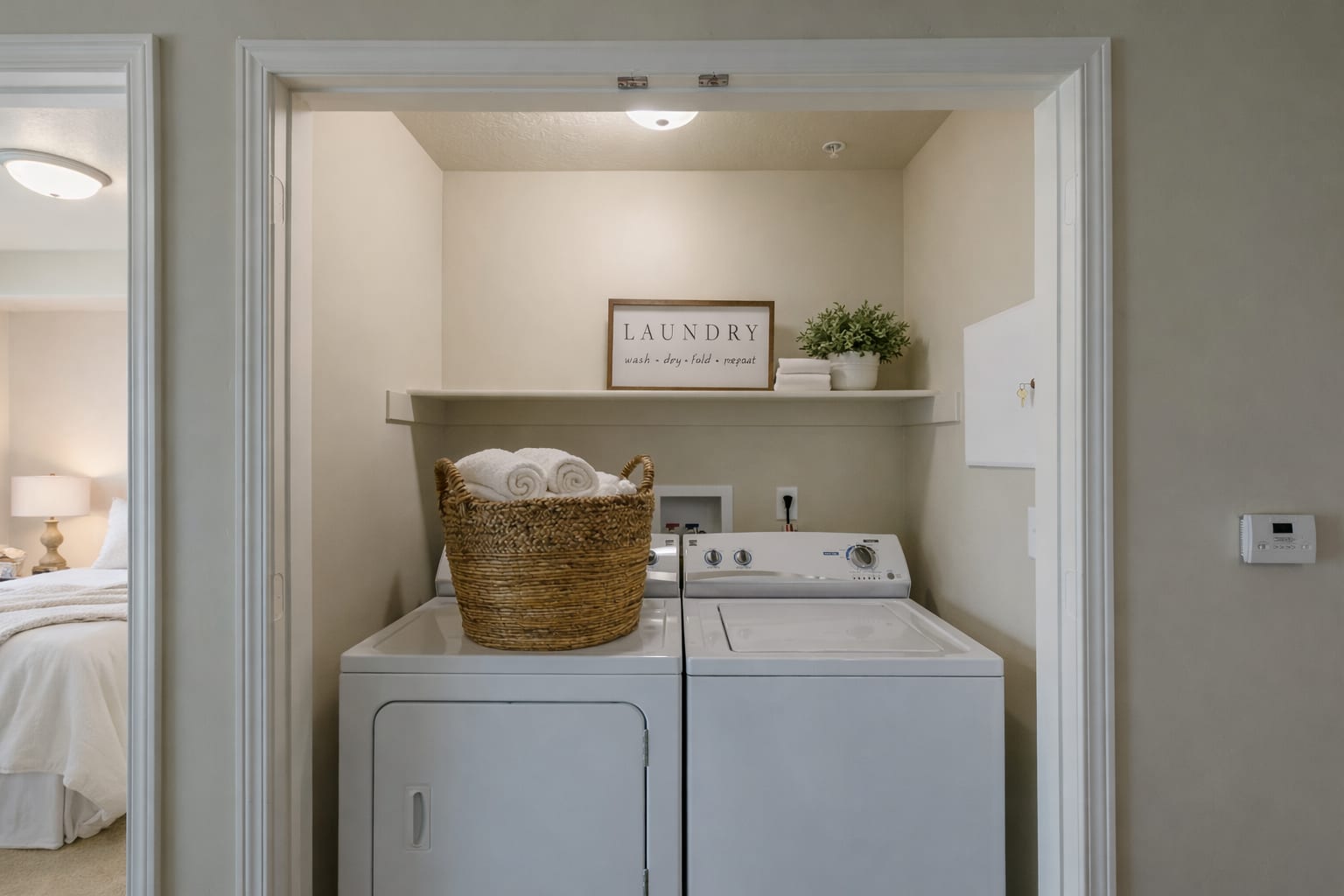 Laundry room at The Beckstead
