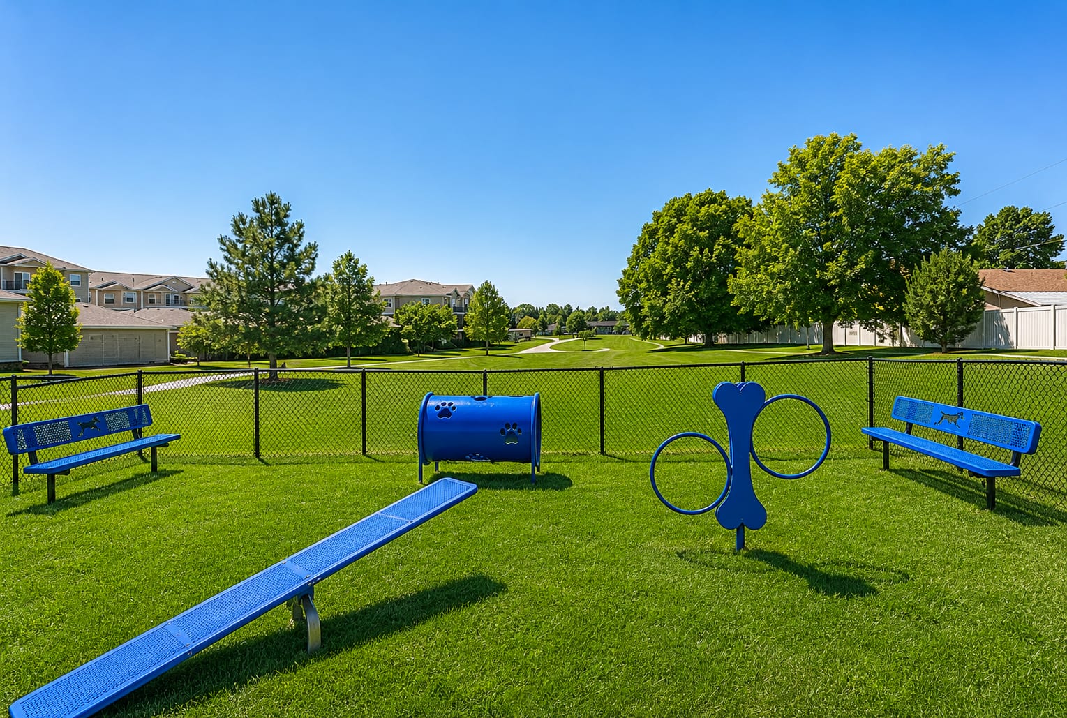 Dog park at The Ellison