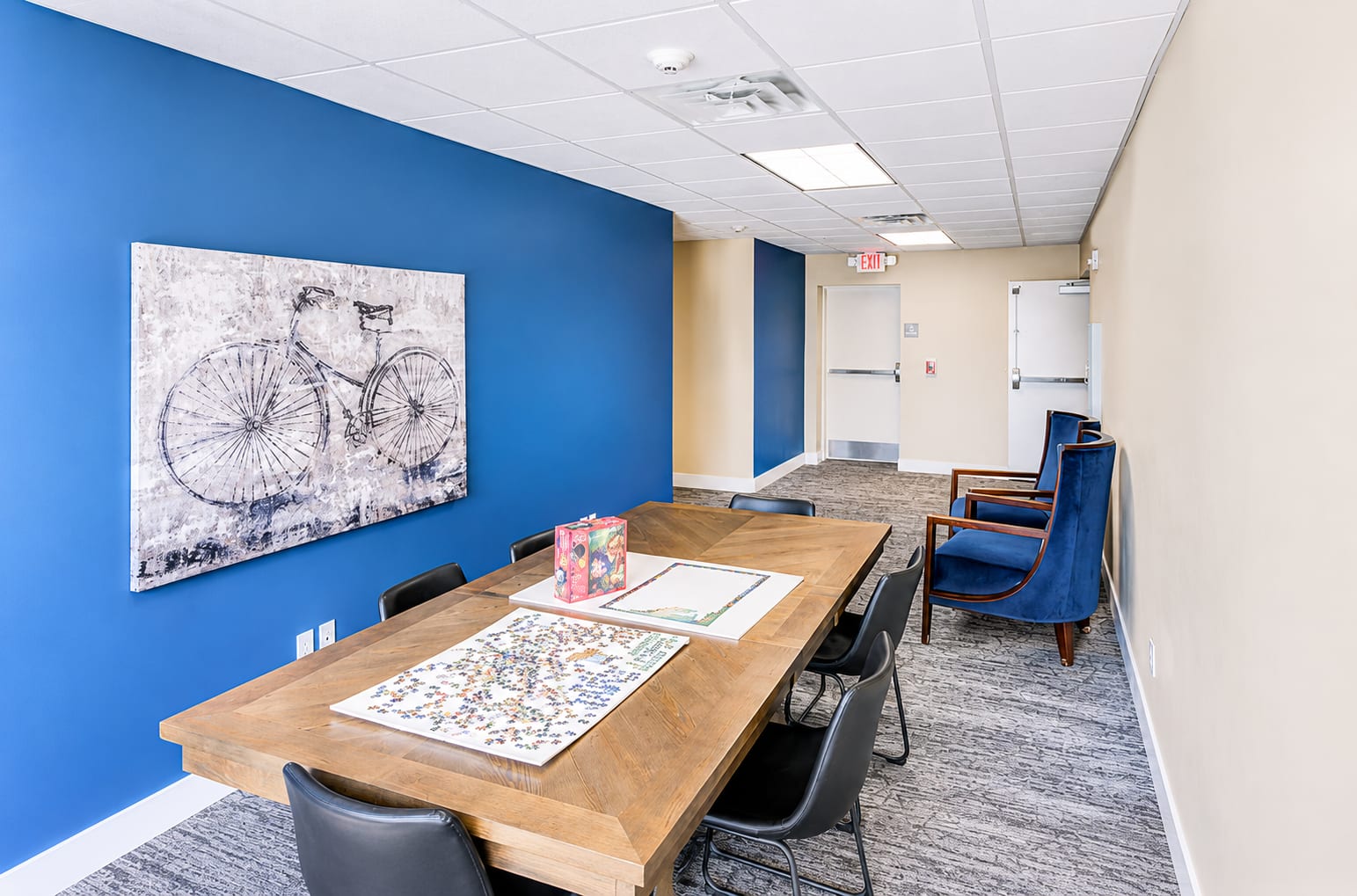 Work space at The Ellison