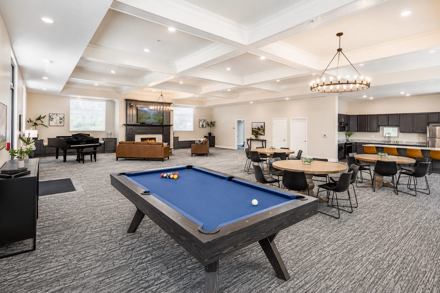 Game room at The Ellison
