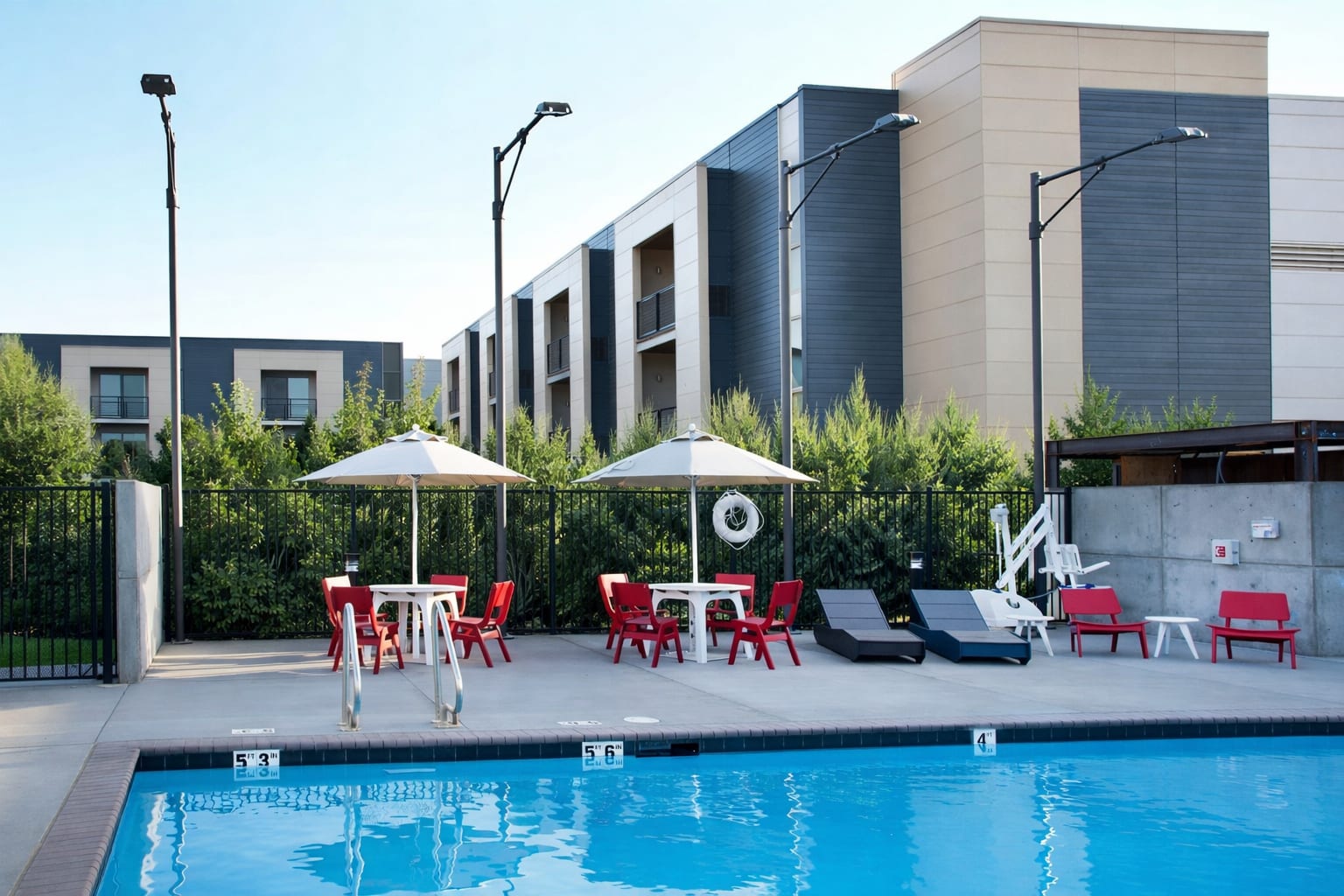Pool at The Lofts at Innovation Center (1 of 2)
