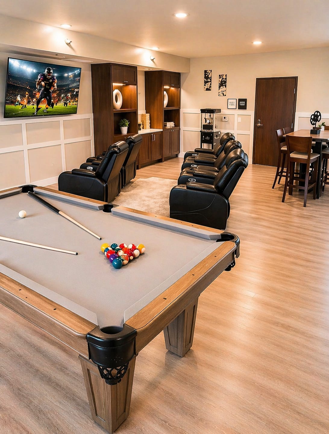 Game room at Cedar Green