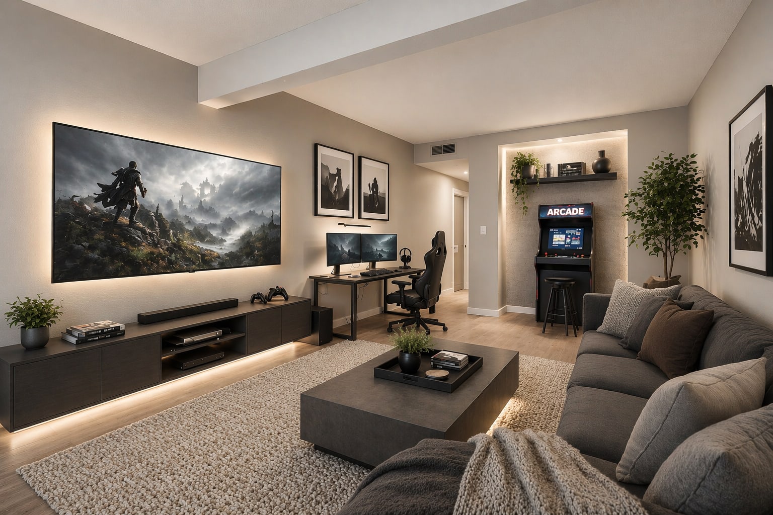 Game room at Woodcrest