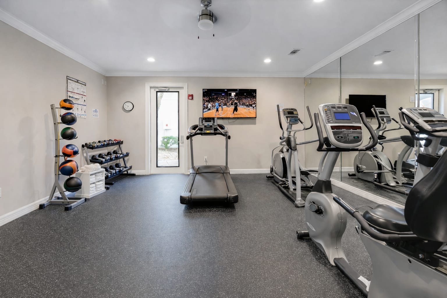 Gym at Villas of Park Grove