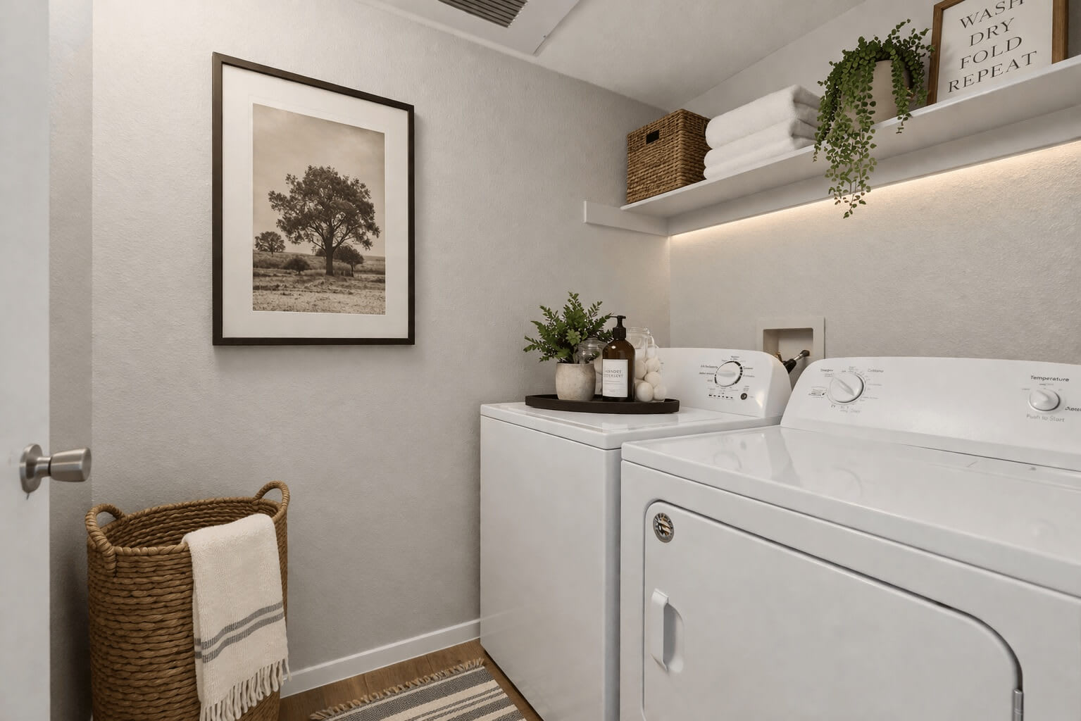 Laundry room at Vista Linda