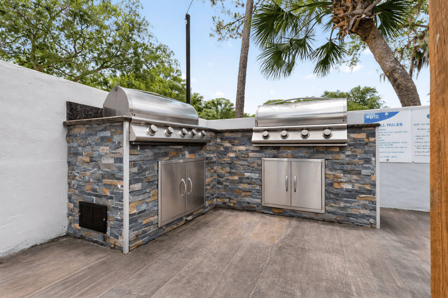 Grill area at Epic Apartments (2 of 2)