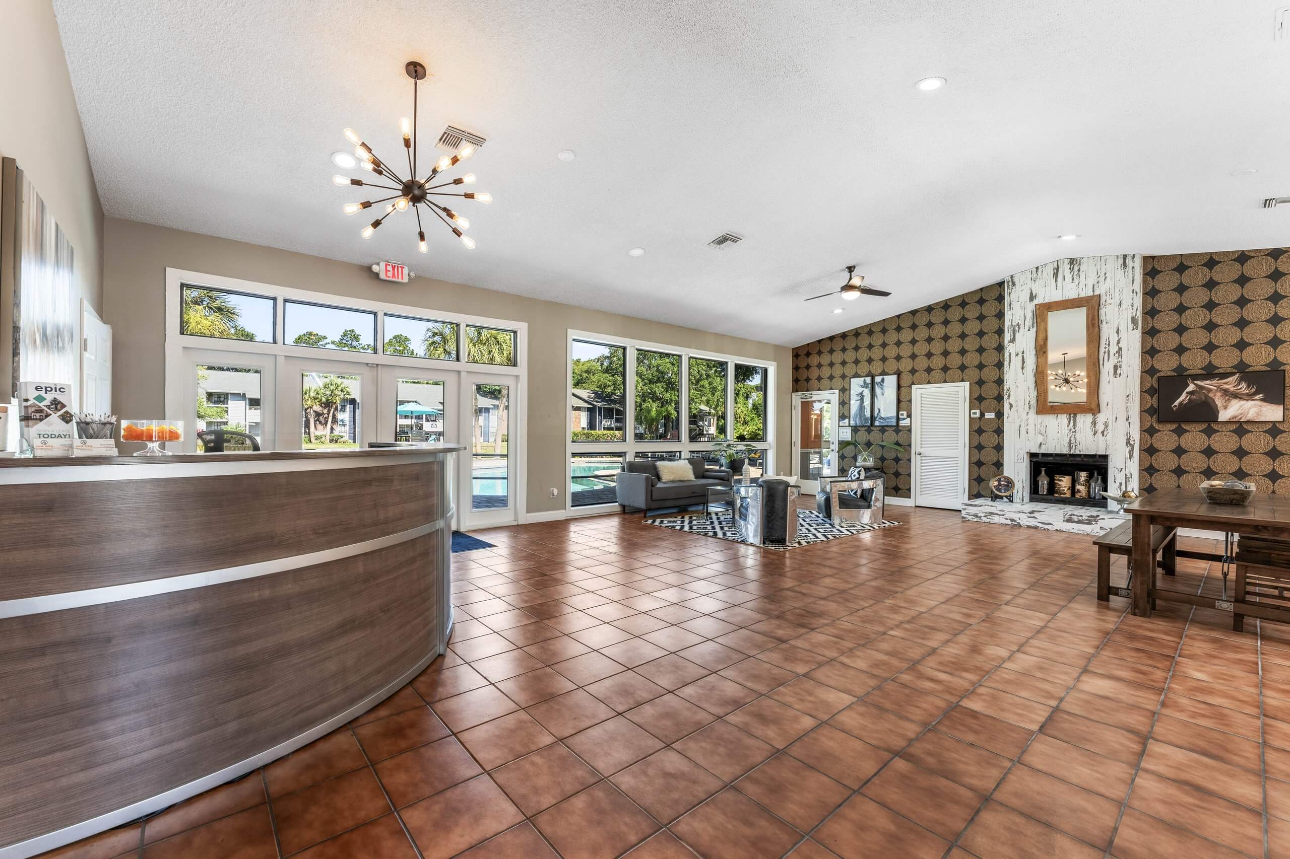 Lobby at Epic Apartments (1 of 2)