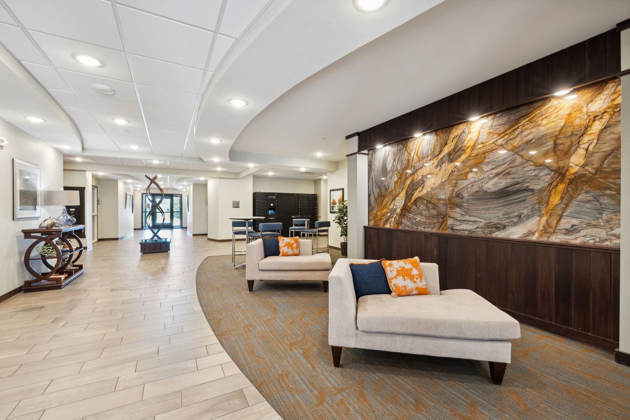 Lobby at Crossroads at Elm Creek (1 of 2)