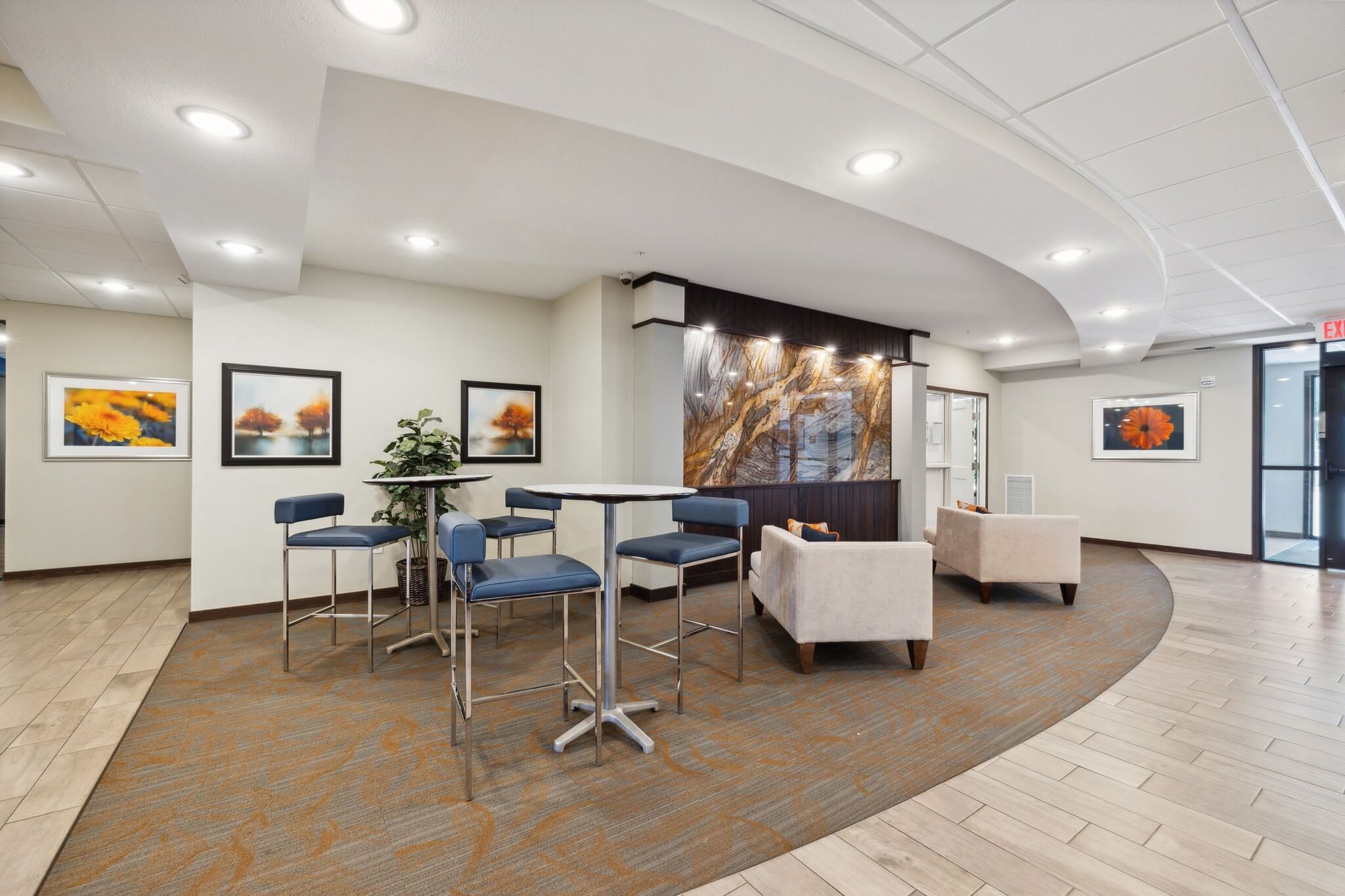 Lobby at Crossroads at Elm Creek (2 of 2)