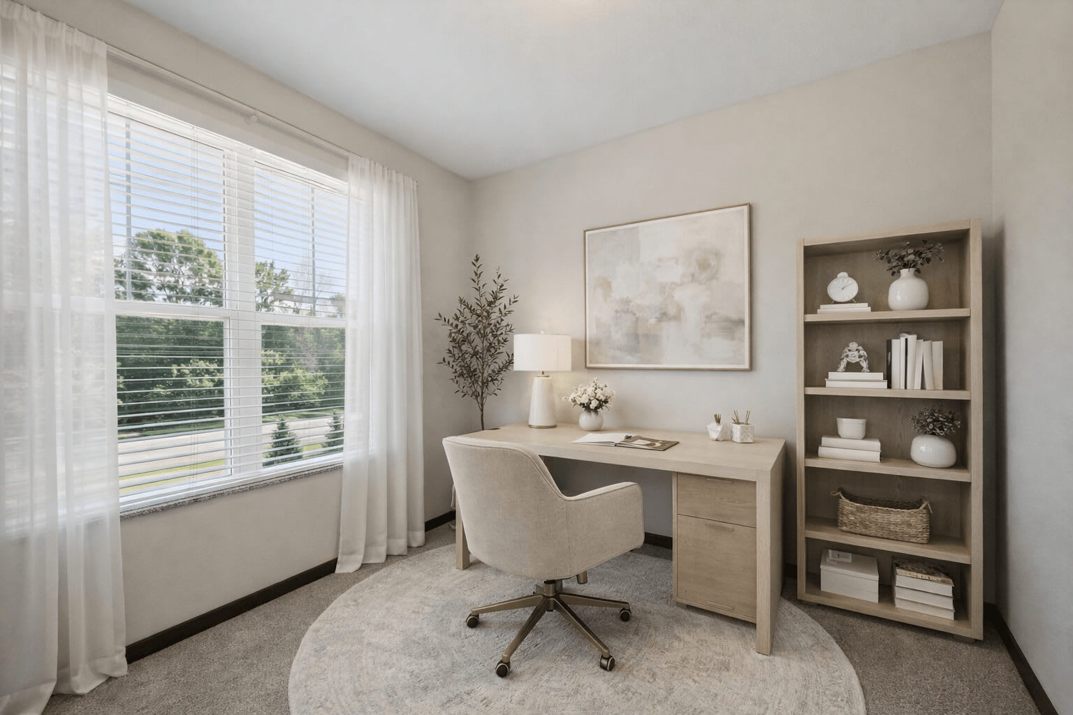 Work space at Crossroads at Elm Creek