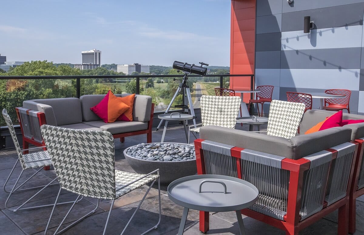 Roof deck at Hello Apartments (2 of 3)