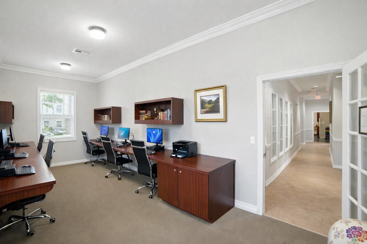 Work space at Charleston Club