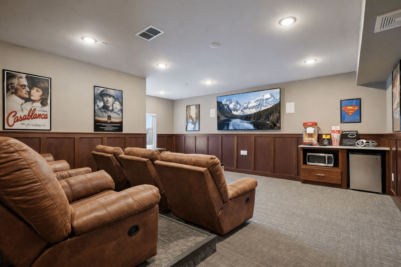 Game room at Aster Meadow