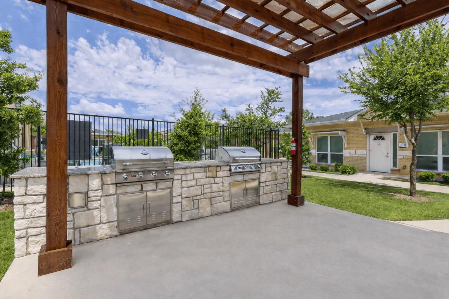 Grill area at Springwood at