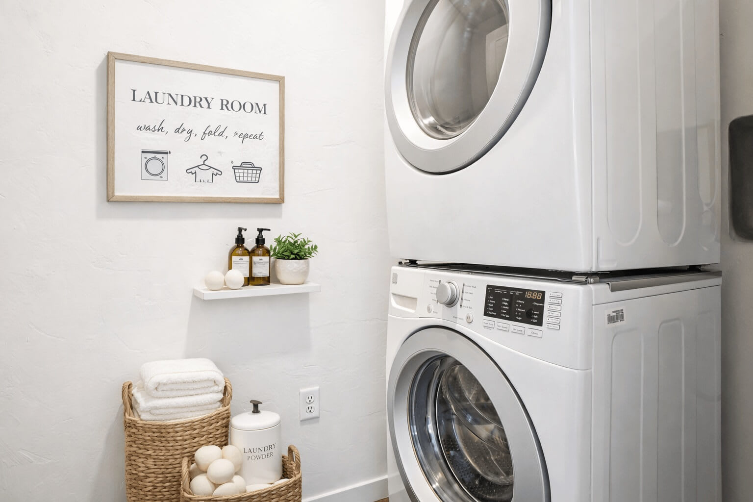 Laundry room at Connect at First Creek (1 of 2)