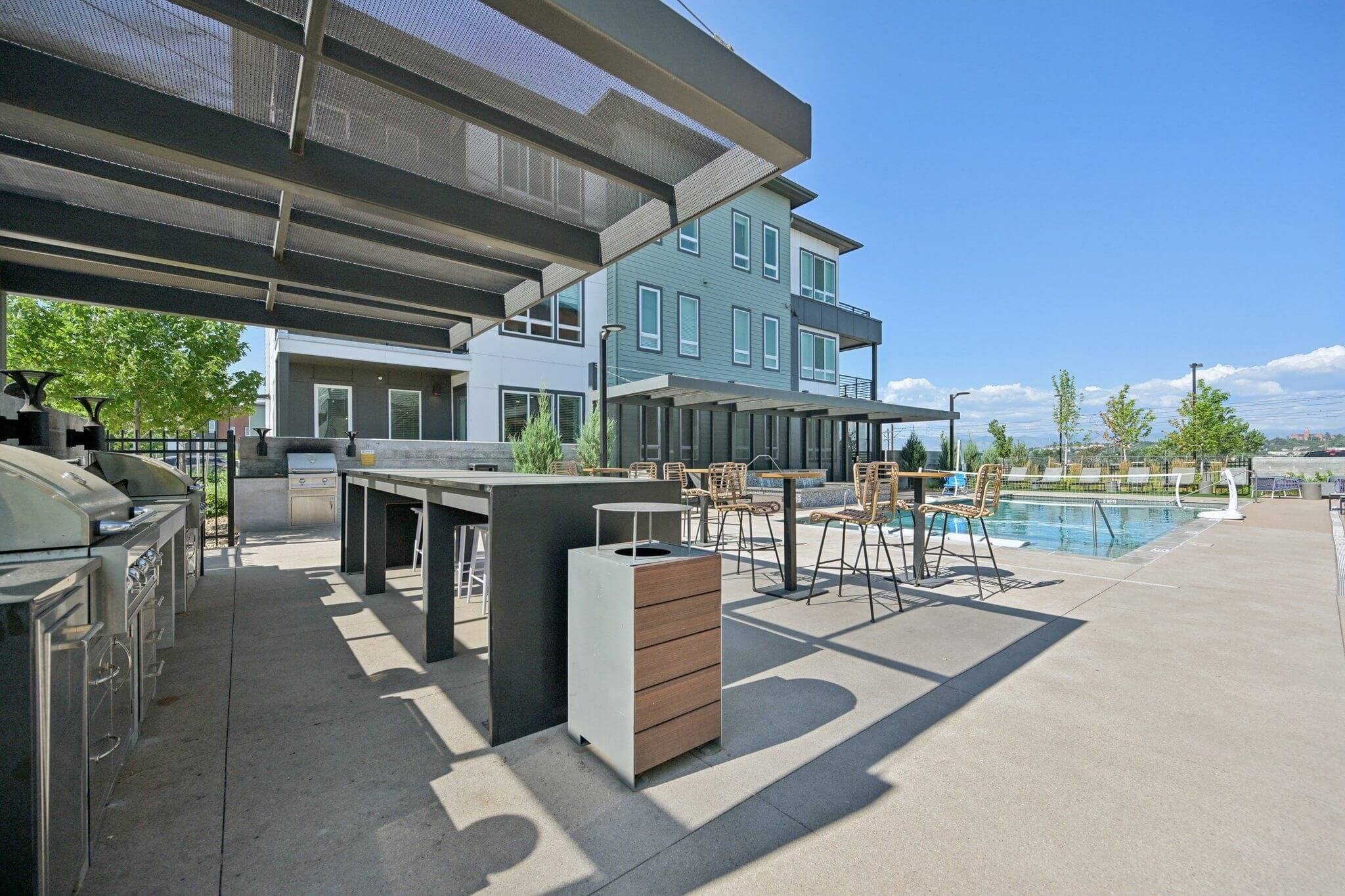 Grill area at Sequel Apartment Homes