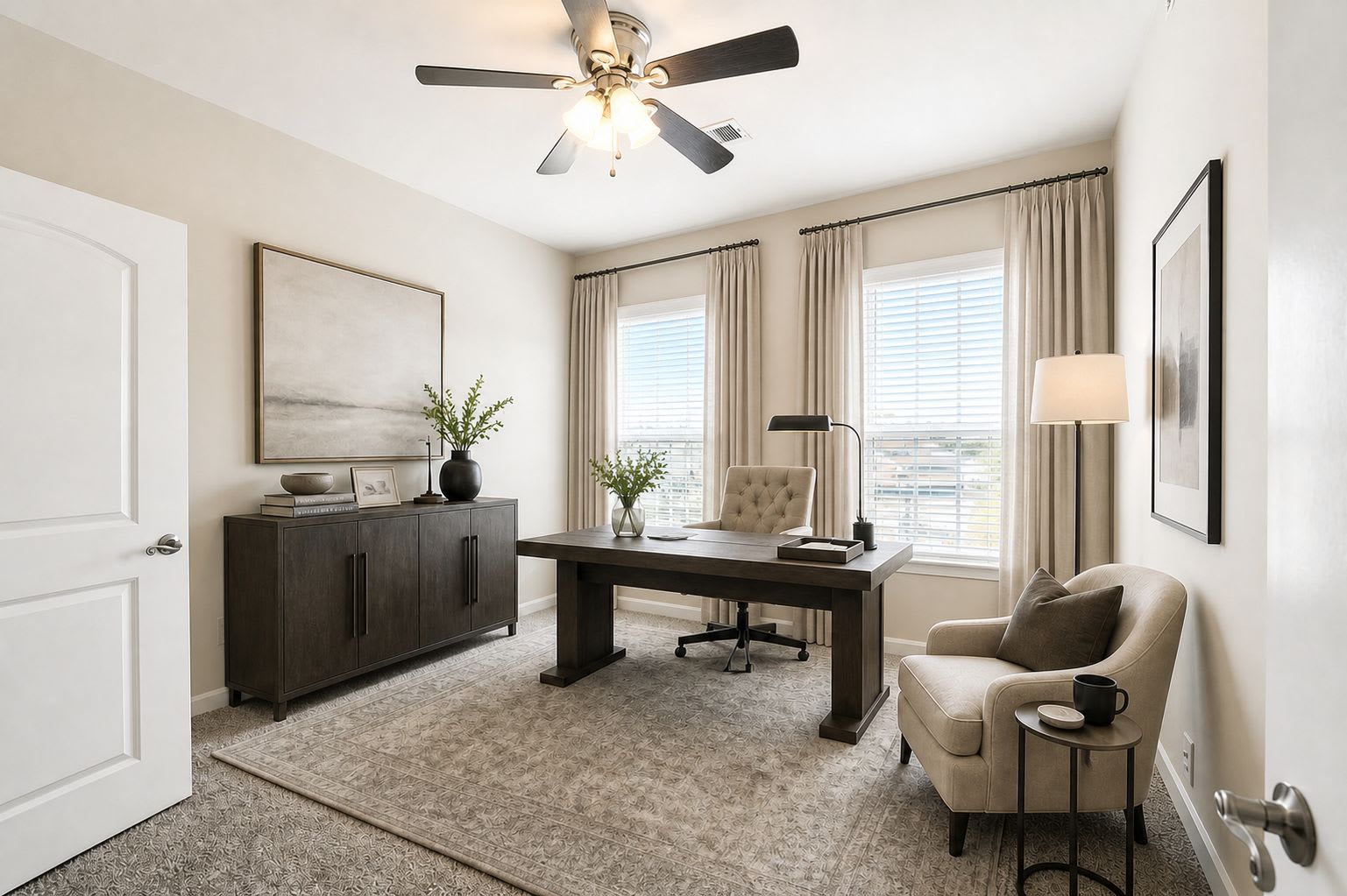 Work space at The Charleston