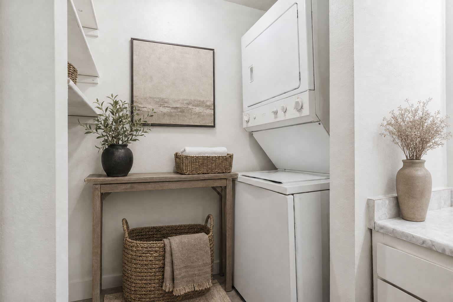 Laundry room at The Morgan Apartments
