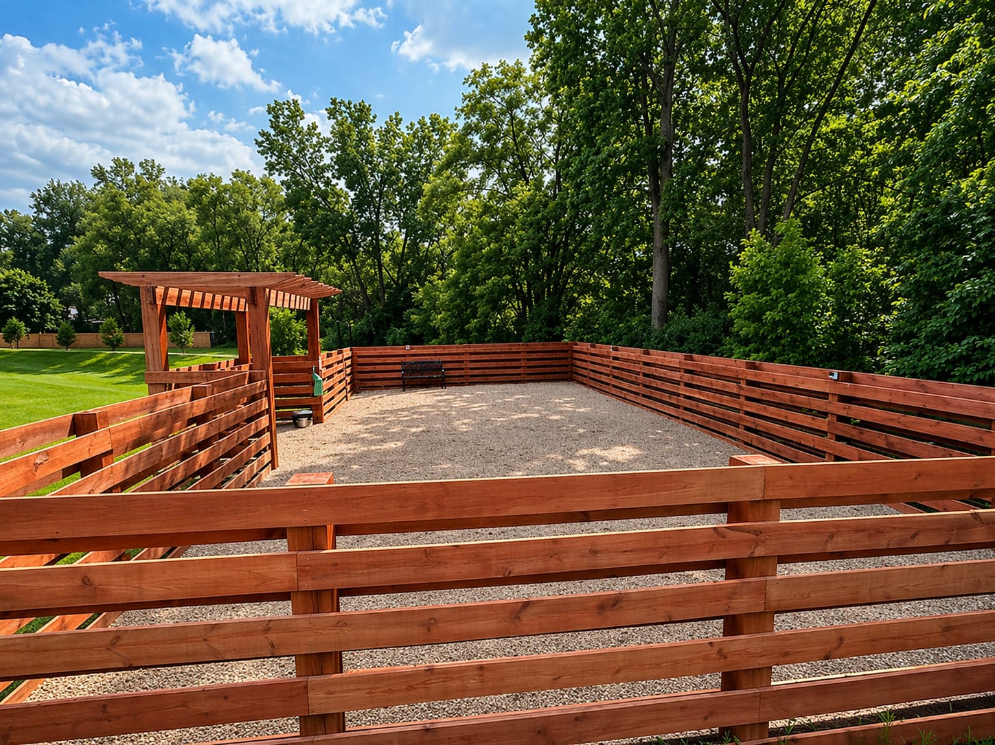 Dog park at Cedar Green