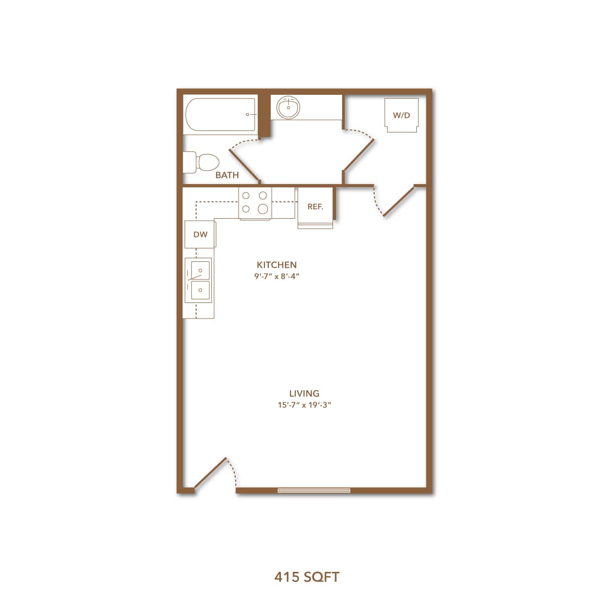 Studio floor plan
