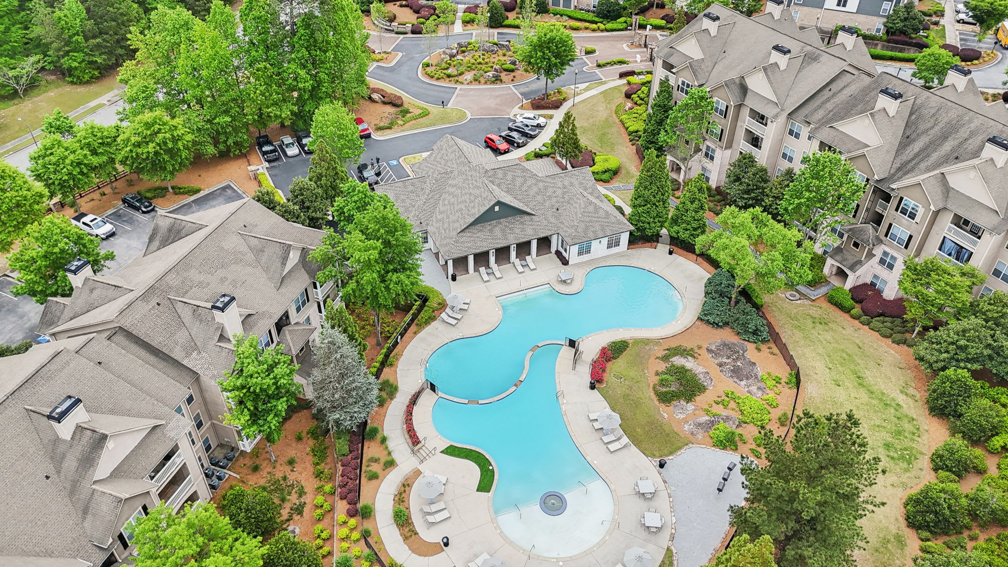 Wesley Kensington Apartments at Stonecrest resort-style pool - Stonecrest, GA