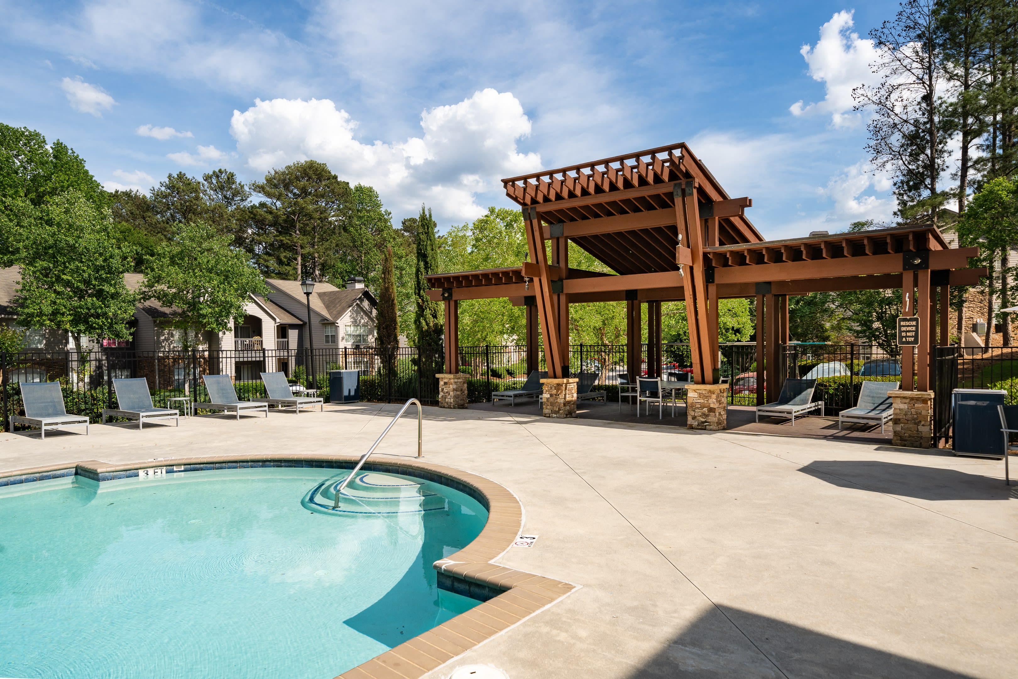 Wesley Place Apartments main entrance - Lawrenceville, GA