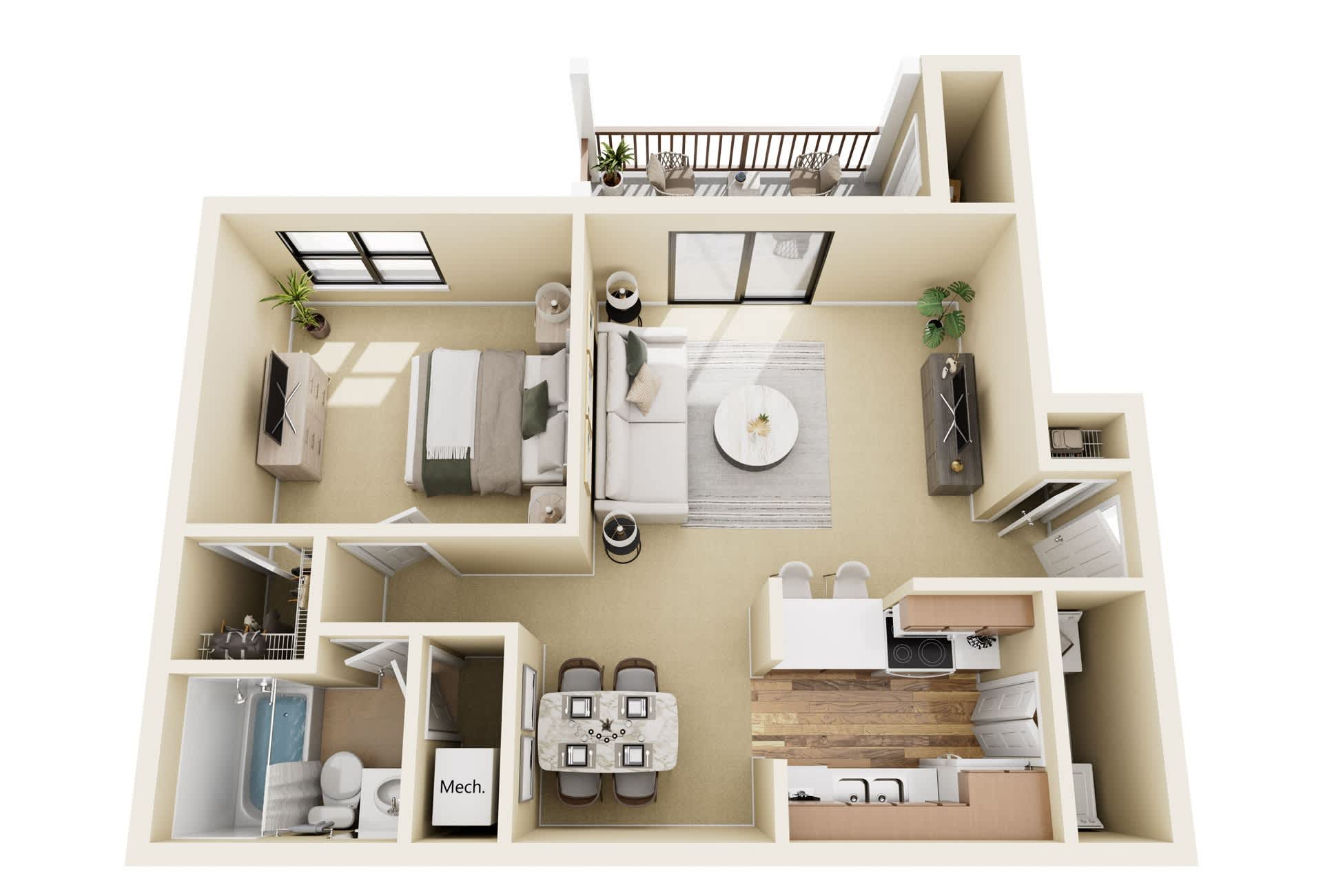 Wesley Trevento Apartments at Lithia Springs Savannah floor plan