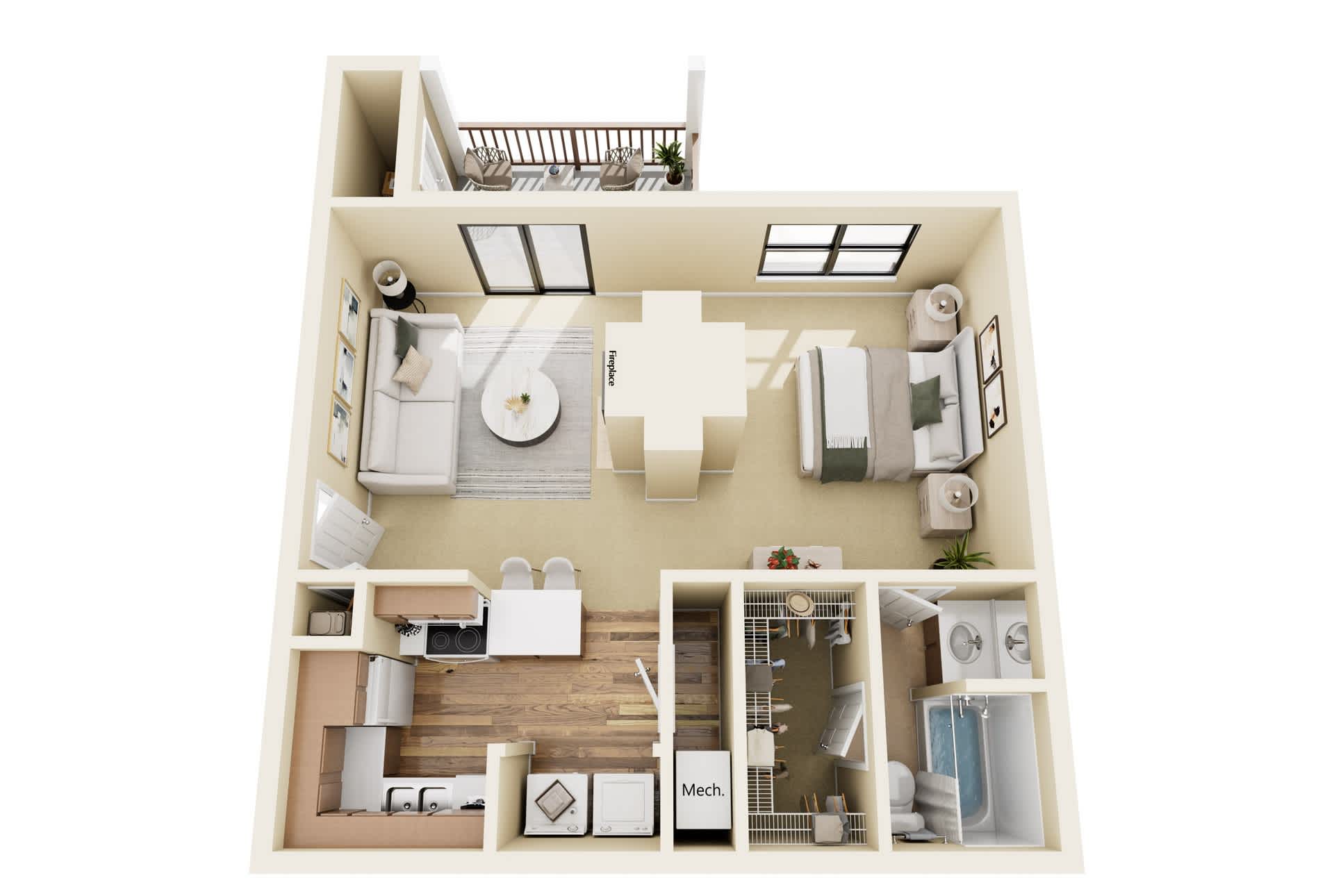 Wesley Trevento Apartments at Lithia Springs Sierra floor plan