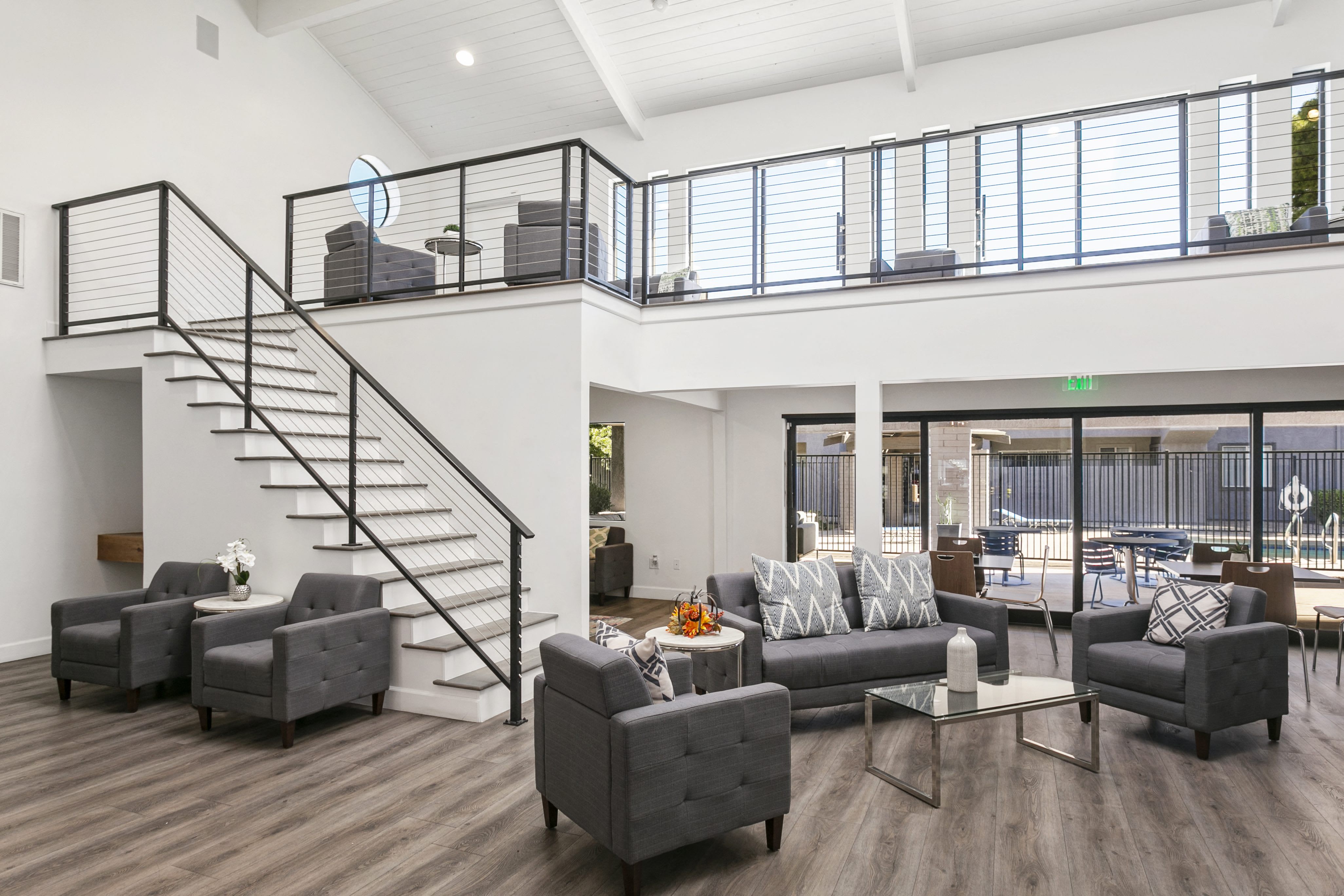 Shared interior space at Sonoran Flats.