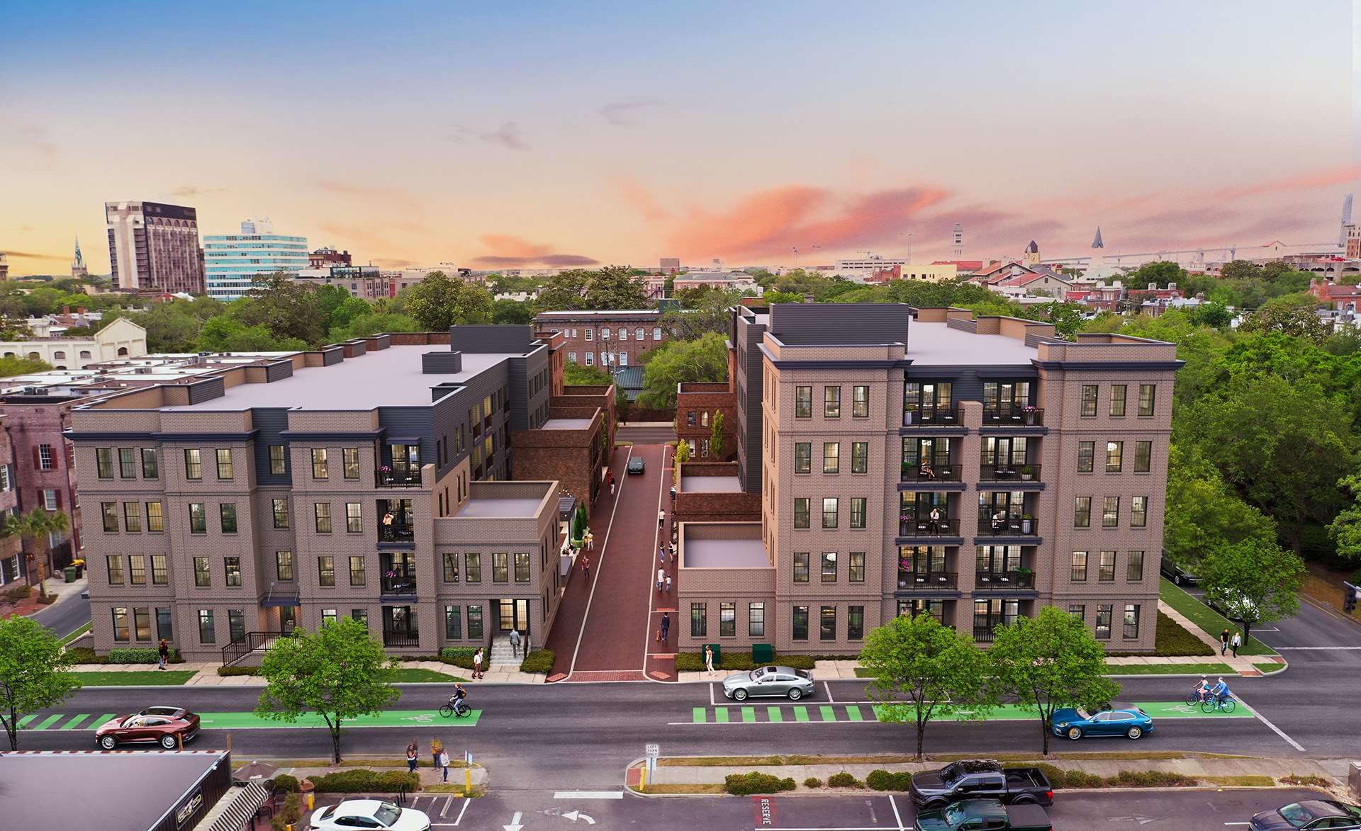 Capital Collective Luxury Apartments exterior view - Savannah, GA