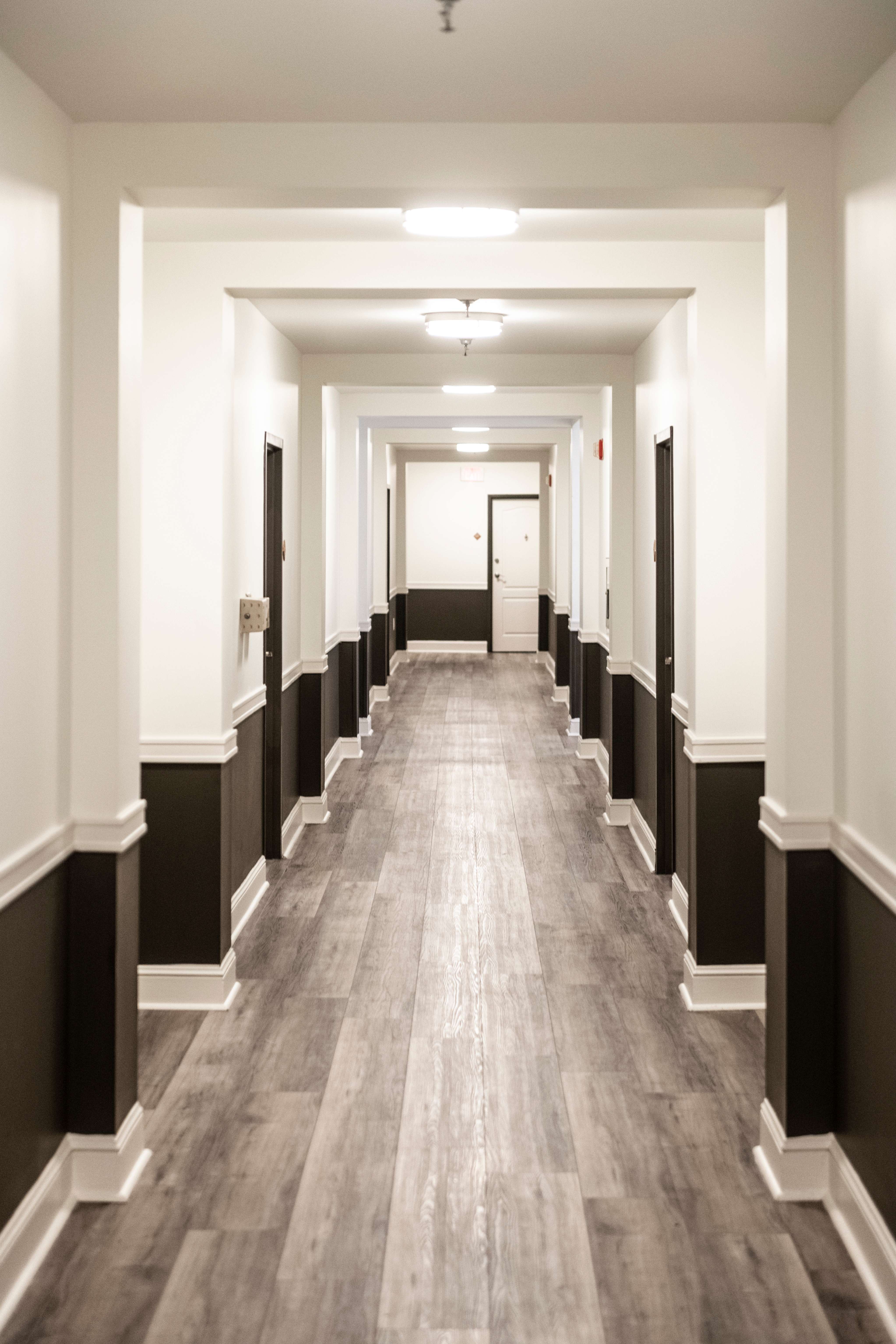 Gayoso House at Peabody Place interior hallway - Memphis, TN