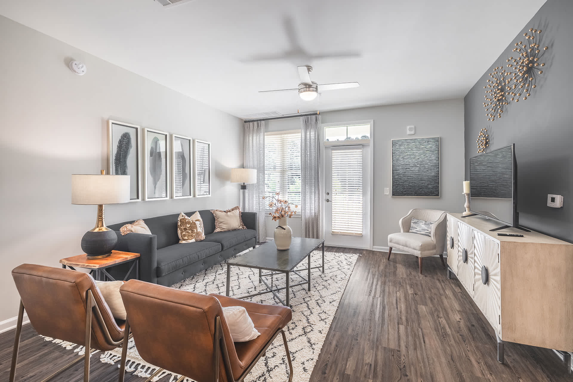 The Grove at Carolina Park Apartments living room - Mount Pleasant, SC