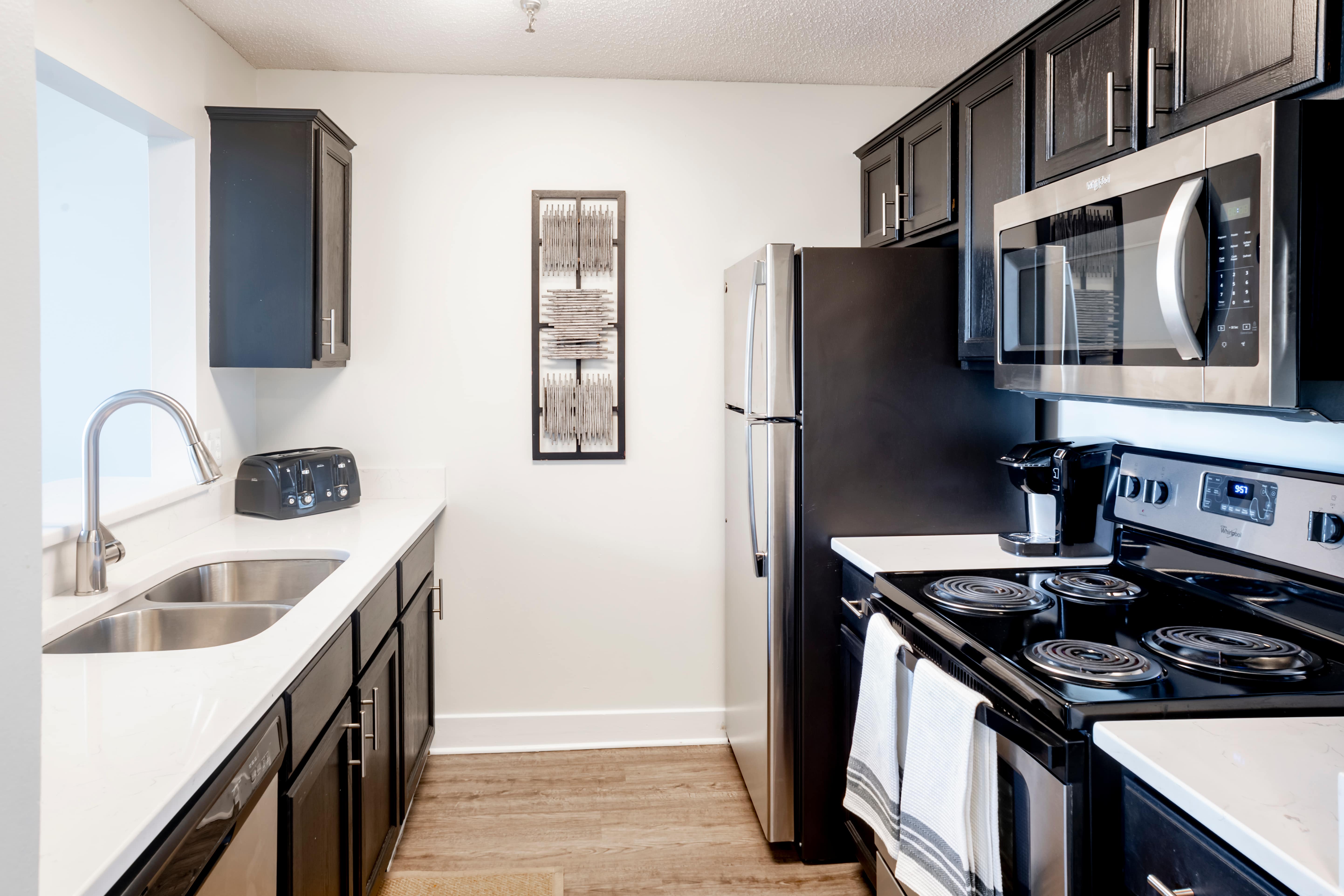 Gayoso House at Peabody Place updated kitchen interior - Memphis, TN