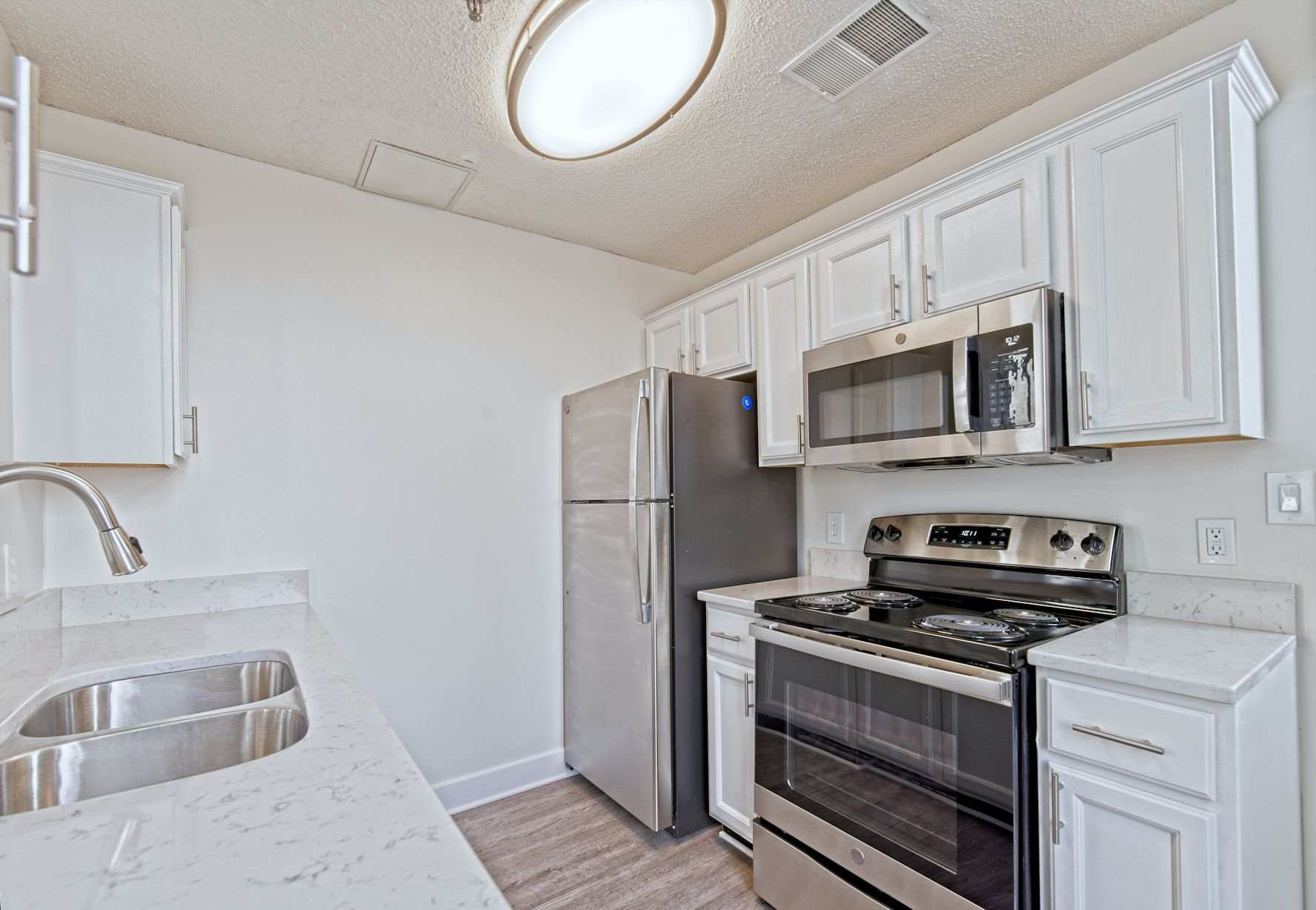 Gayoso House at Peabody Place apartment 217 kitchen view - Memphis, TN