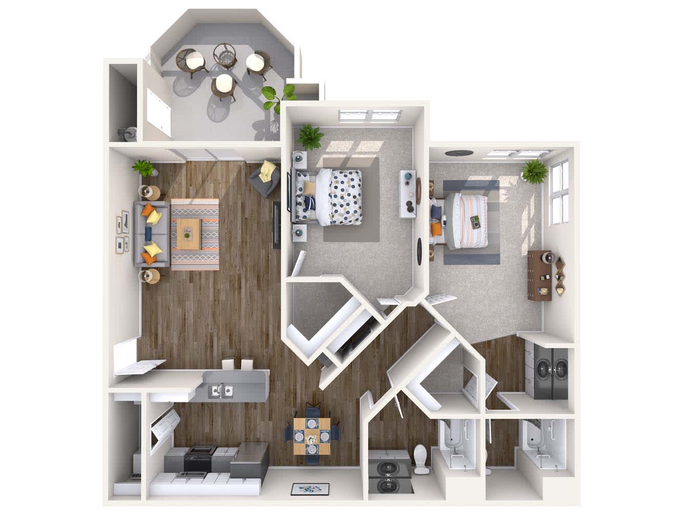B2 floor plan