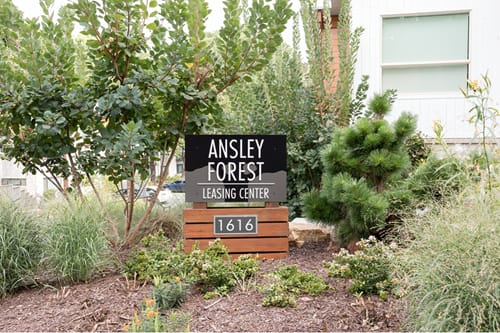 Ansley Forest property sign - Atlanta, GA