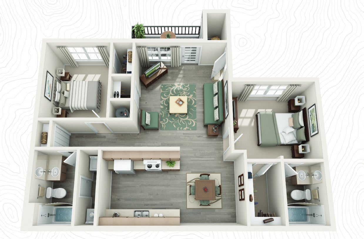 B floor plan