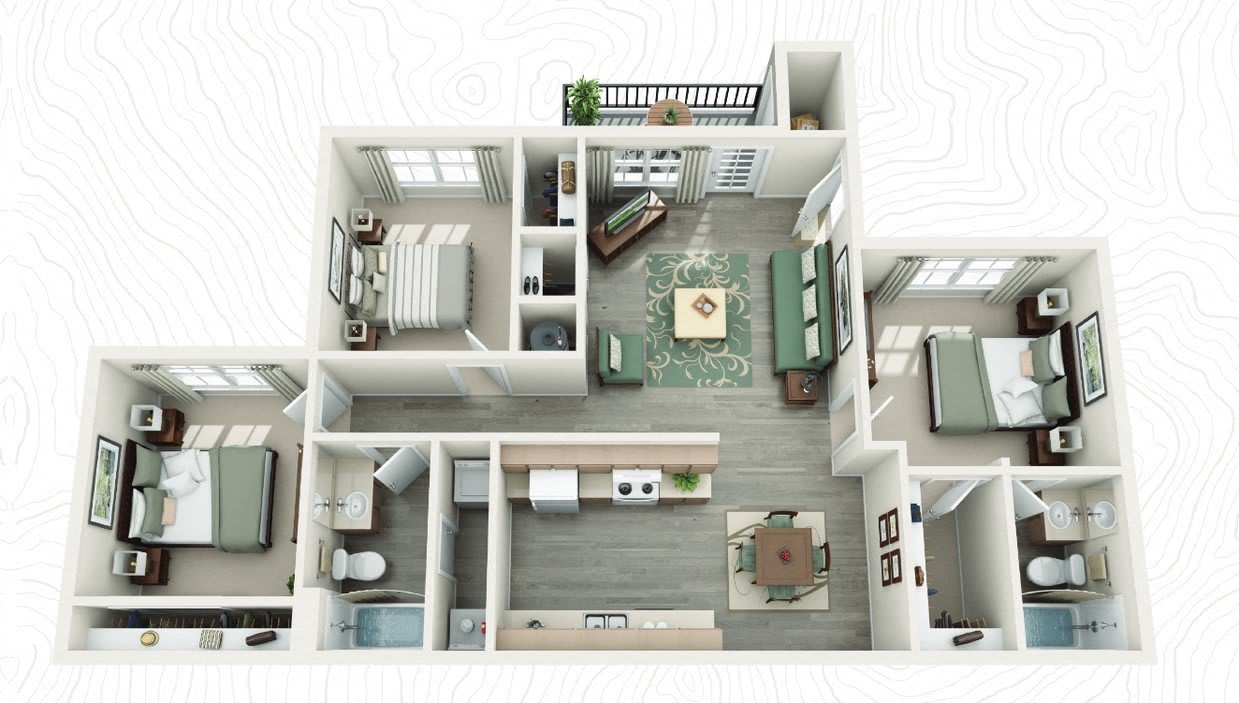 C floor plan