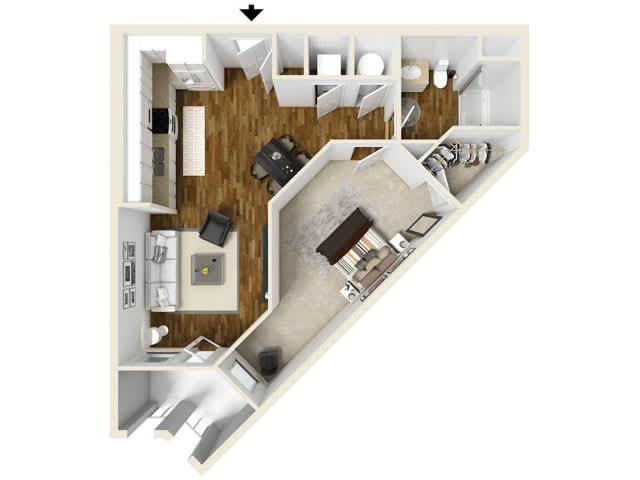 The Burke floor plan