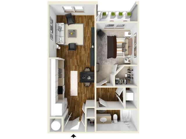 The Moore floor plan