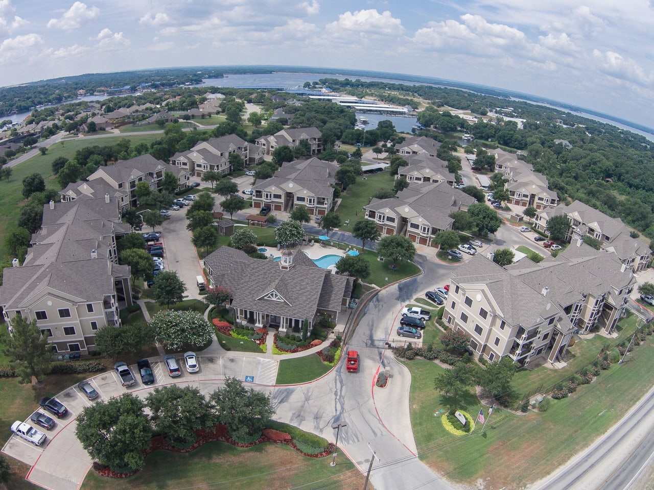 The Legends at Eagle Mountain Lake lakeside community view - Fort Worth, TX