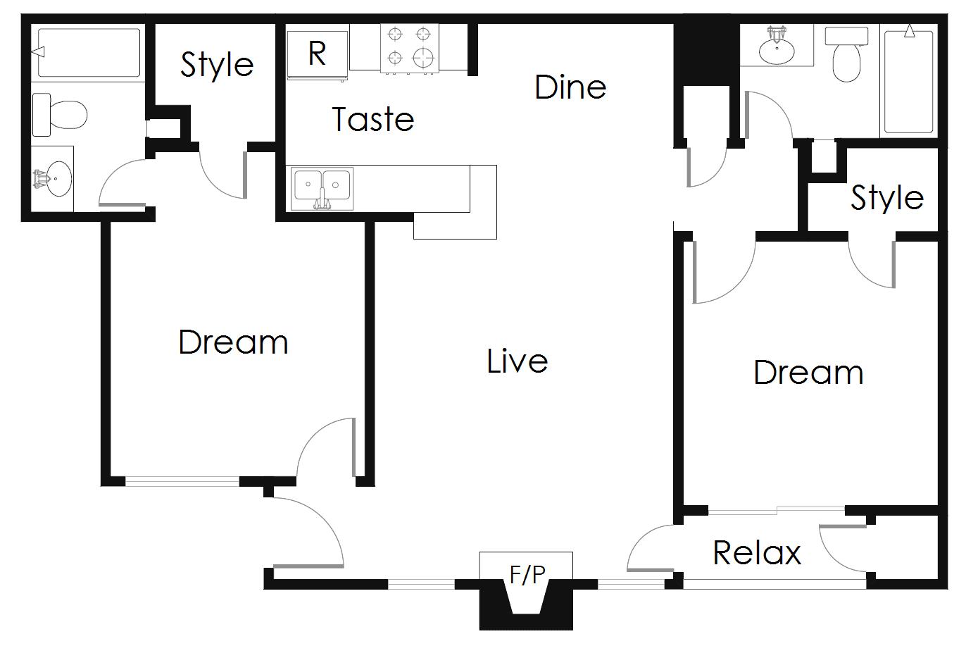 B2 floor plan