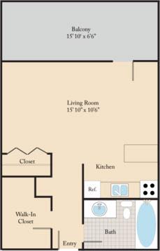 The Acoma floor plan
